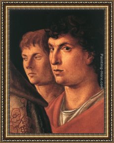 Presentation of Christ in The Temple Framed Paintings - Presentation at the Temple [detail] by Giovanni Bellini